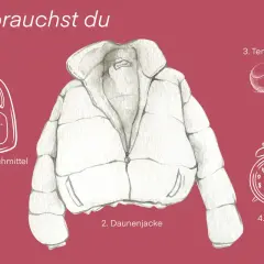 So trocknest du deine Daunenjacke: Waschmittel, Jacke, Tennisbälle und Zeit sind alles, was du brauchst.